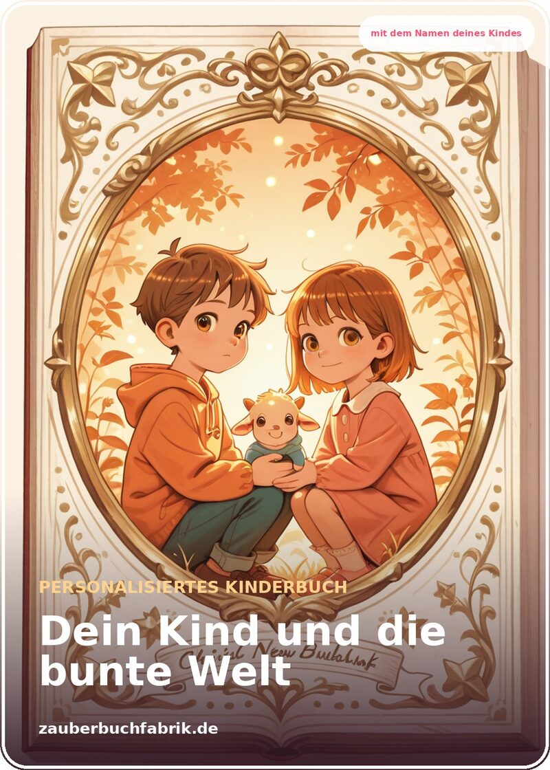 Wir sind alle wunderbar verschieden - Personalisiertes Kinderbuch Cover | Zauberbuchfabrik