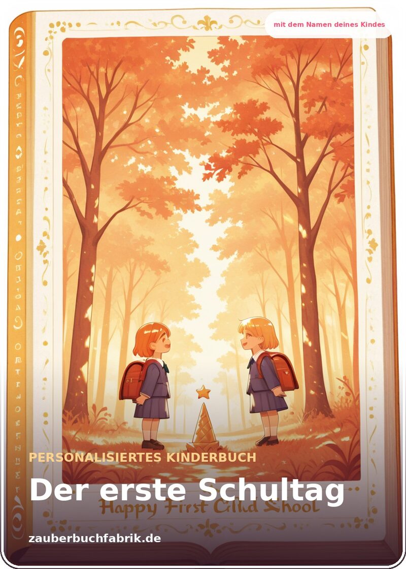 Der erste Schultag - Personalisiertes Kinderbuch | Zauberbuchfabrik
