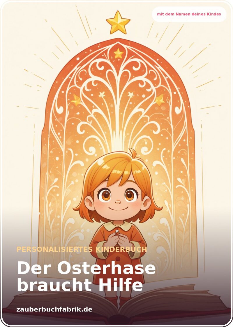 Der Osterhase braucht Hilfe - Personalisiertes Kinderbuch Cover | Zauberbuchfabrik