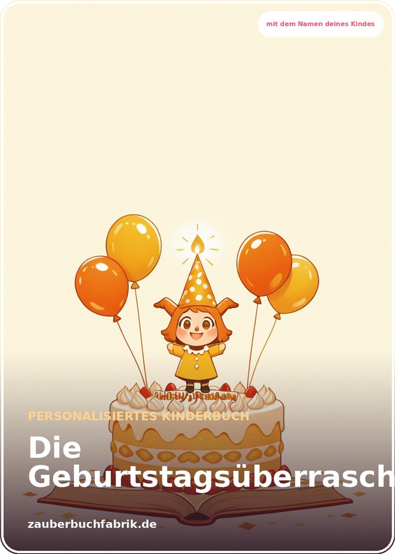 Die Geburtstagsüberraschung - Personalisiertes Kinderbuch | Zauberbuchfabrik