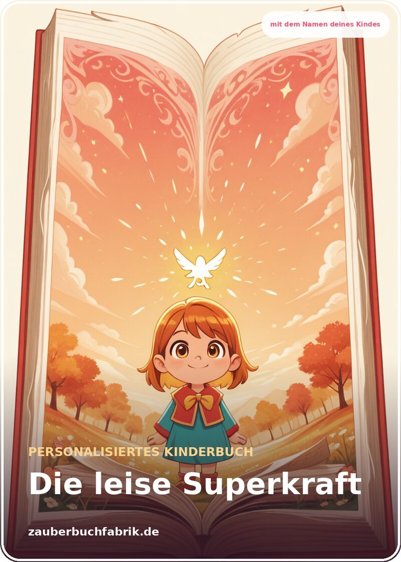 Die leise Superkraft - Personalisiertes Kinderbuch Cover | Zauberbuchfabrik