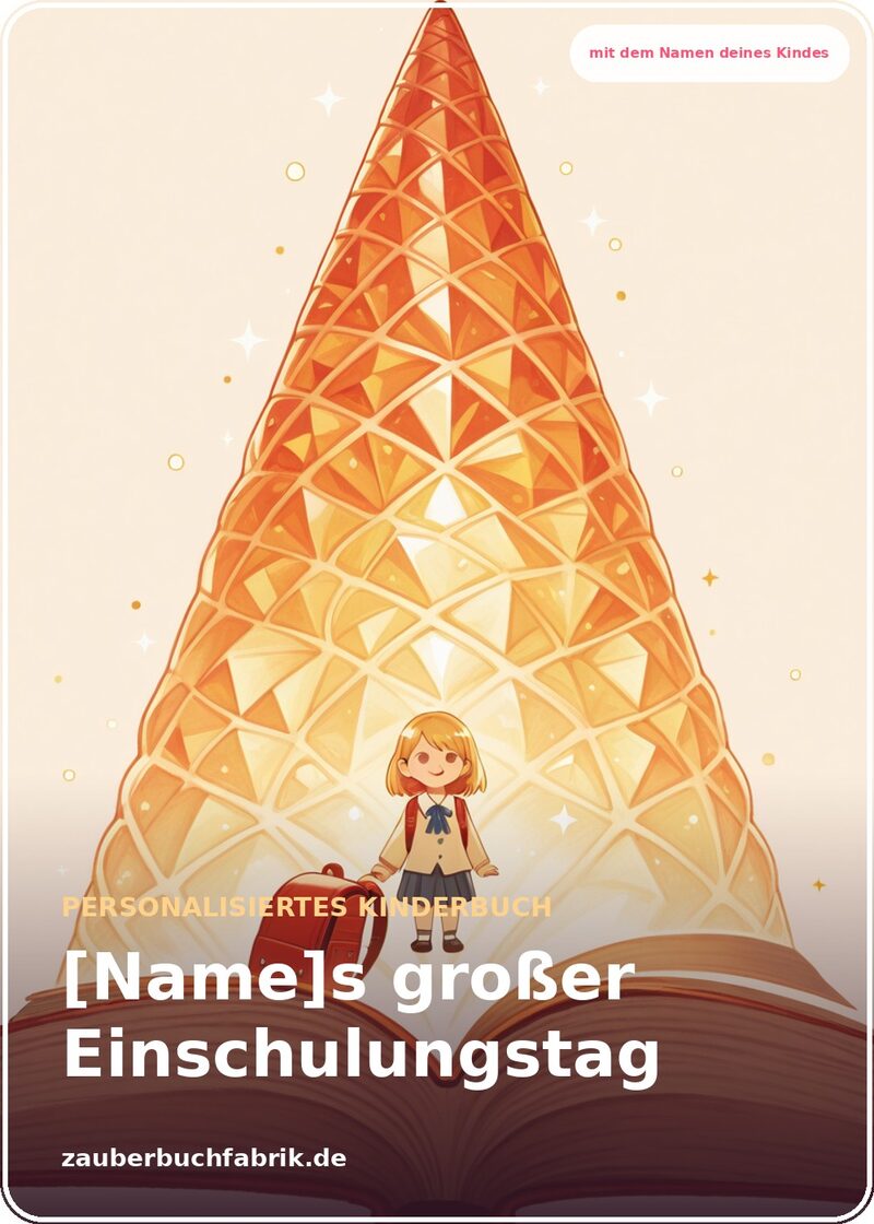 [Name]s großer Einschulungstag - Personalisiertes Kinderbuch | Zauberbuchfabrik