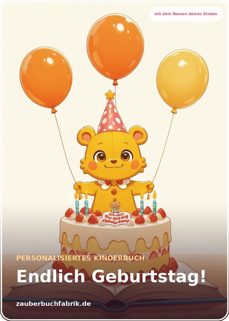 Endlich Geburtstag! - Personalisiertes Kinderbuch | Zauberbuchfabrik