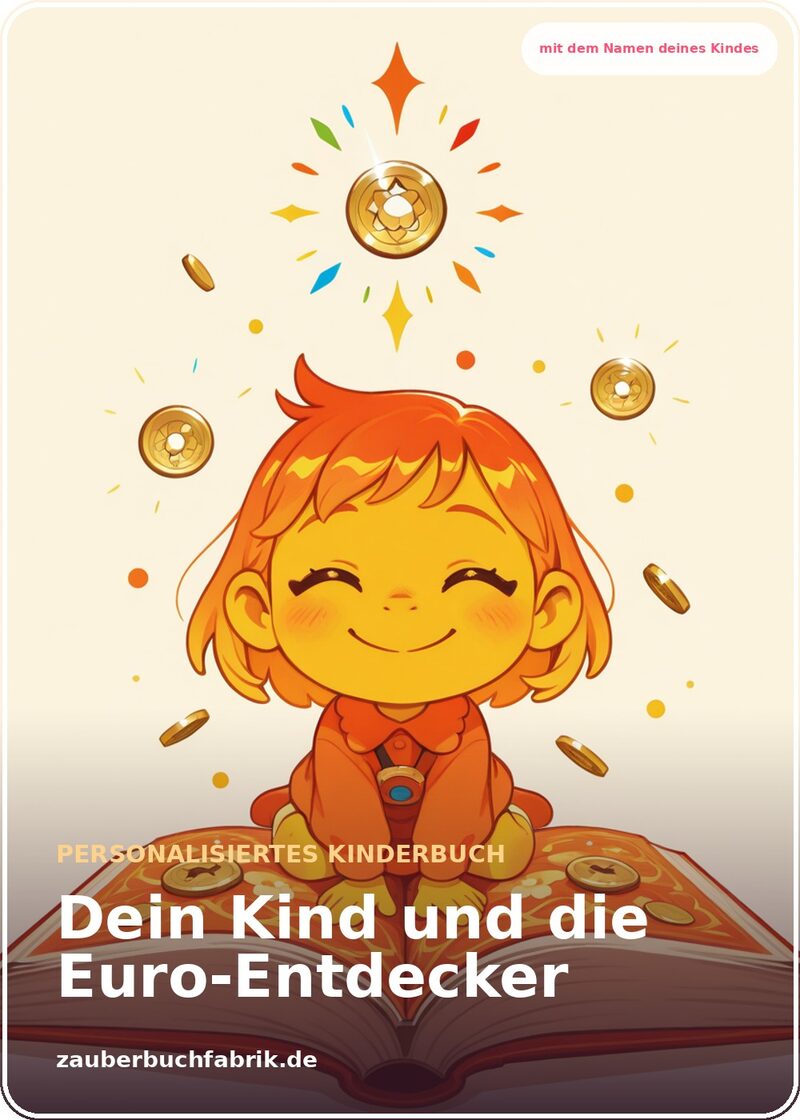 Die Euro-Entdecker - Geld verstehen - Personalisiertes Kinderbuch Cover | Zauberbuchfabrik