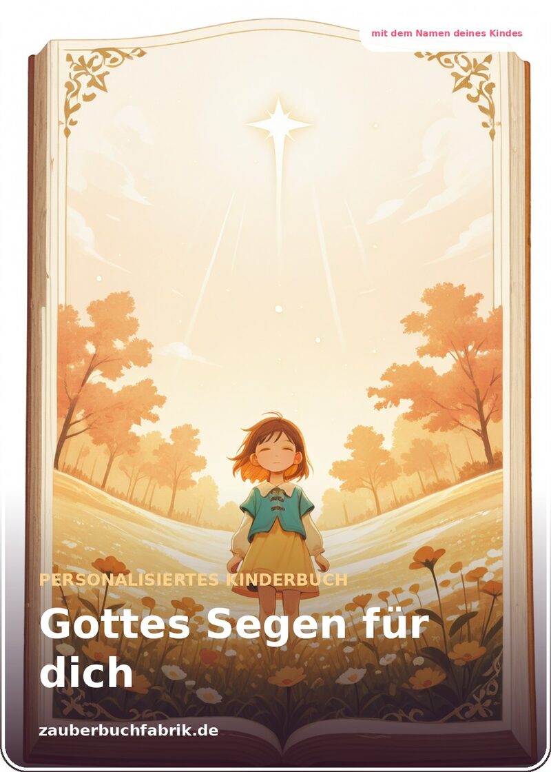 Gottes Segen für dich - Personalisiertes Kinderbuch | Zauberbuchfabrik