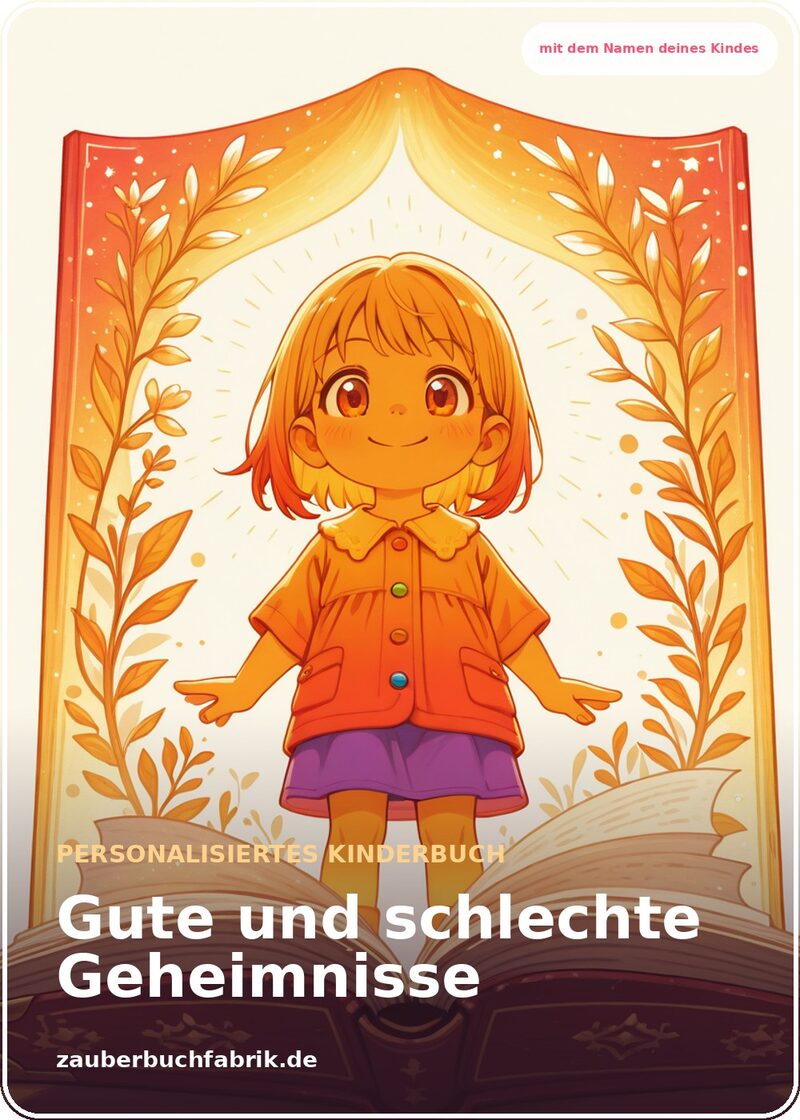 Gute und schlechte Geheimnisse - Personalisiertes Kinderbuch | Zauberbuchfabrik