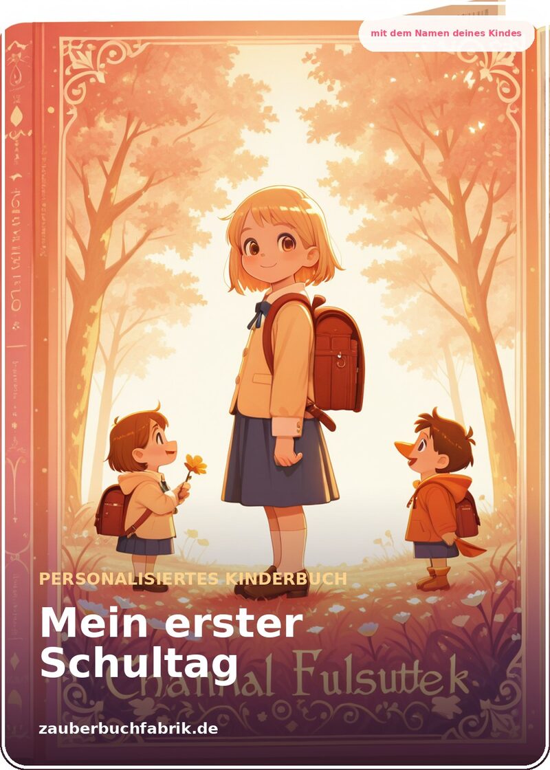 Mein erster Schultag - Personalisiertes Kinderbuch | Zauberbuchfabrik