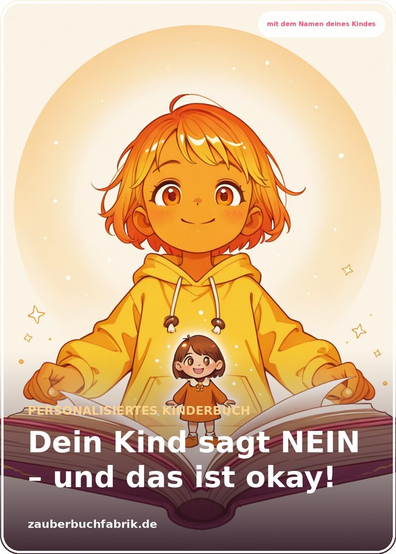 Nein sagen ist okay - Personalisiertes Kinderbuch | Zauberbuchfabrik