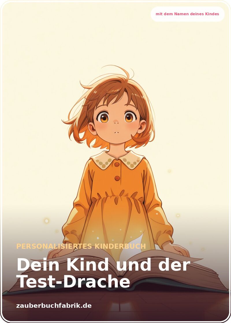 Der Test-Drache - Prüfungsangst überwinden - Personalisiertes Kinderbuch | Zauberbuchfabrik