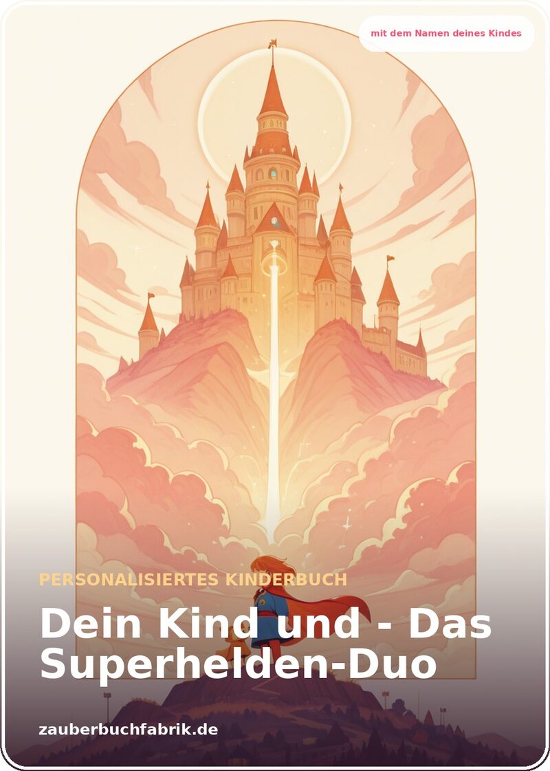Die Superhelden-Geschwister - Personalisiertes Kinderbuch Cover | Zauberbuchfabrik