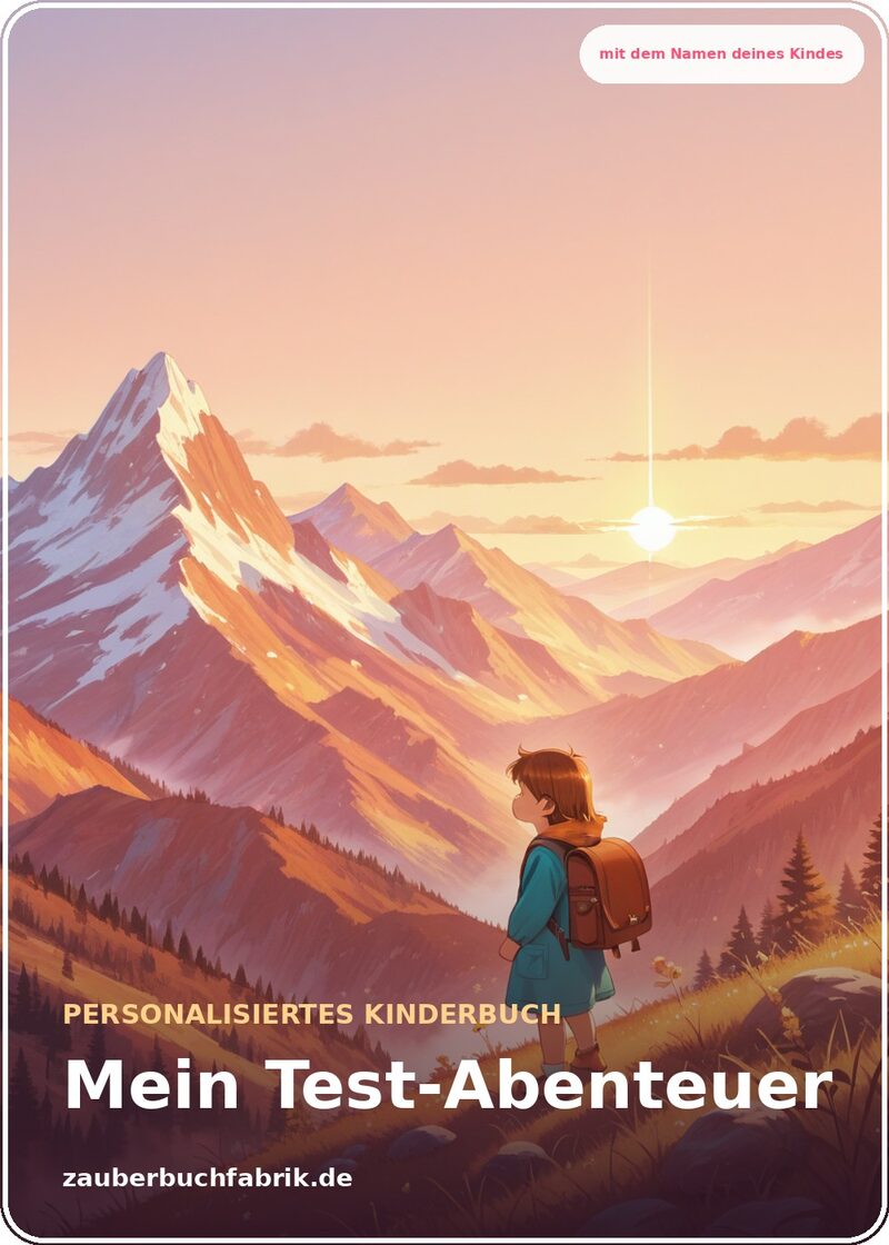 Mein Test-Abenteuer - Personalisiertes Kinderbuch Cover | Zauberbuchfabrik