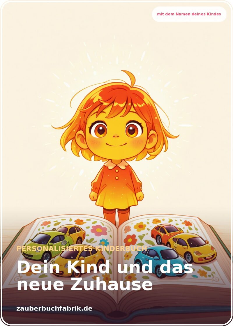 Das neue Zuhause - Umzug-Abenteuer - Personalisiertes Kinderbuch Cover | Zauberbuchfabrik