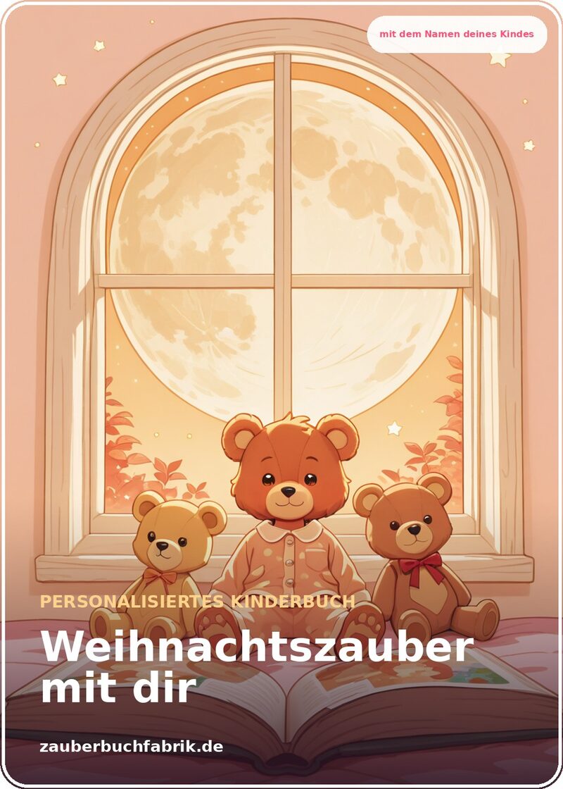Weihnachtszauber mit dir - Personalisiertes Kinderbuch | Zauberbuchfabrik