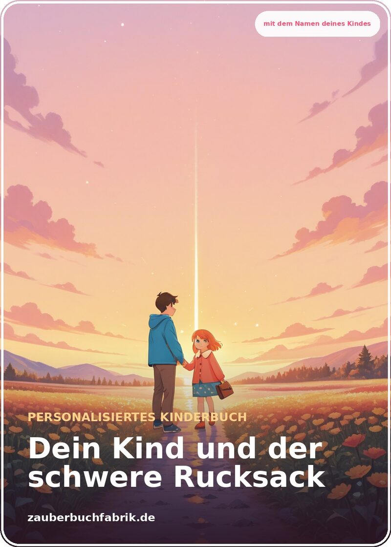 Wenn Mama oder Papa krank ist - Personalisiertes Kinderbuch Cover | Zauberbuchfabrik