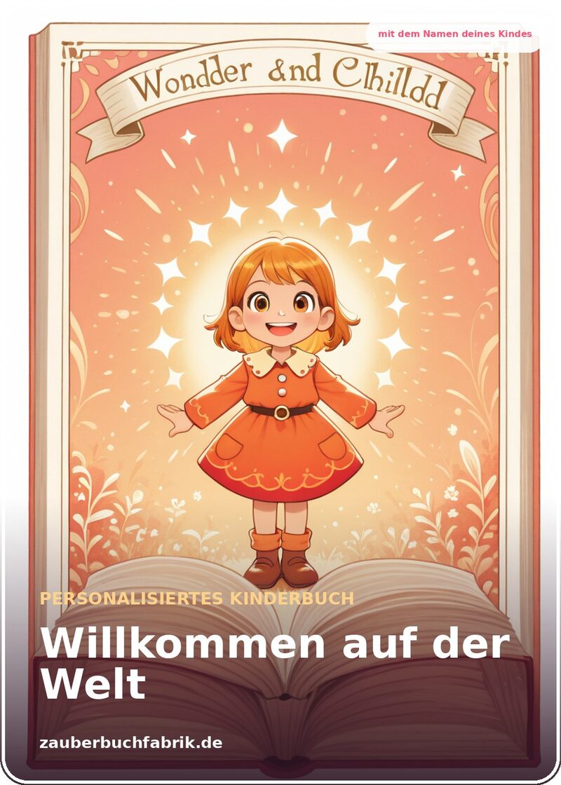 Willkommen auf der Welt - Personalisiertes Kinderbuch | Zauberbuchfabrik